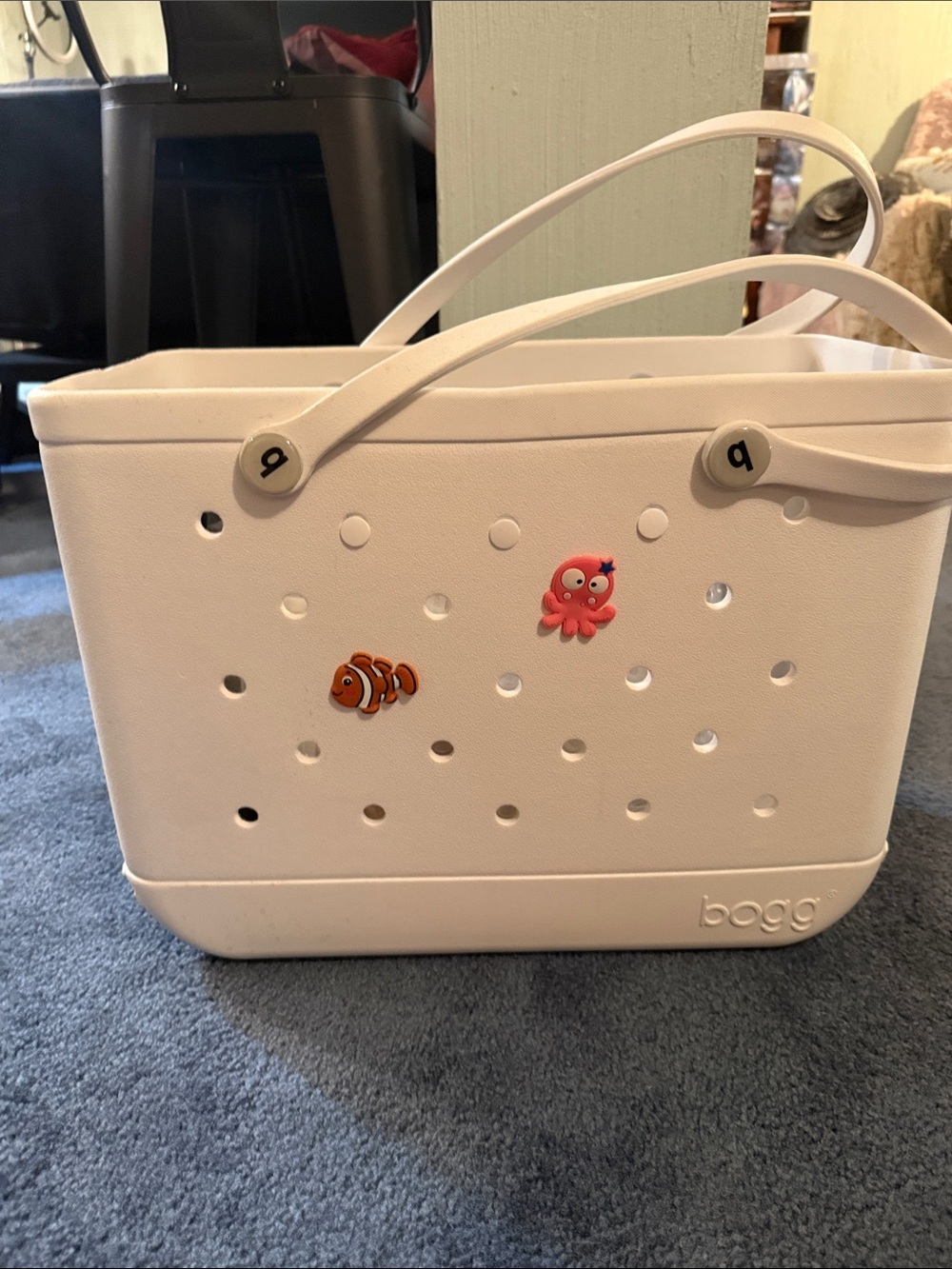 Bogg Bag Women's White Tote - Waterproof Beach & Everyday Carry